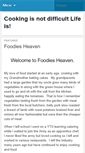 Mobile Screenshot of foodiesheaven.com