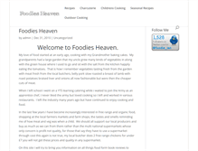 Tablet Screenshot of foodiesheaven.com